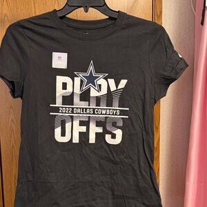 Dallas Cowboys Playoffs 2022 Black Graphic Tee